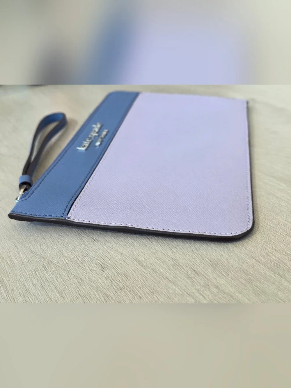 Kate Spade Two-Tone Blue & Lavender Wristlet
